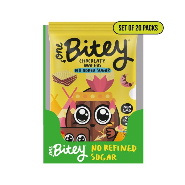 One Bitey Sugar Free Wafers Chocolate 35g 20s