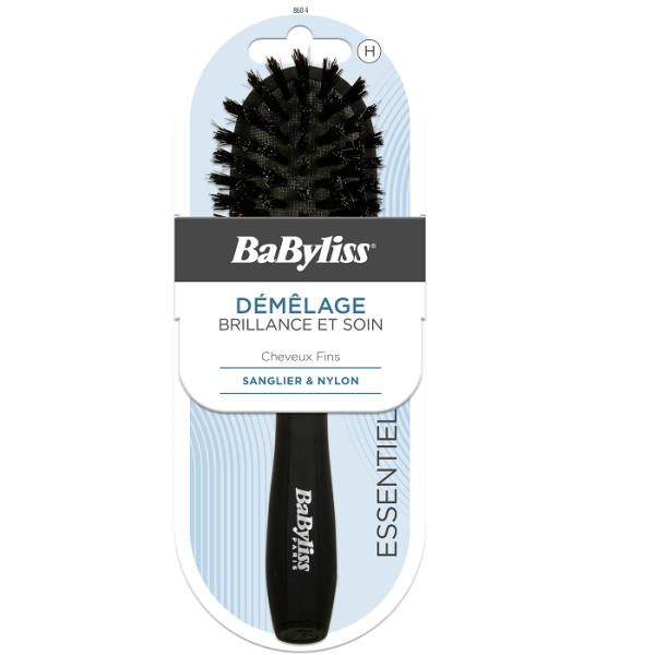 Babyliss Detangle Brilliance Hair Brush Nylon Boar
