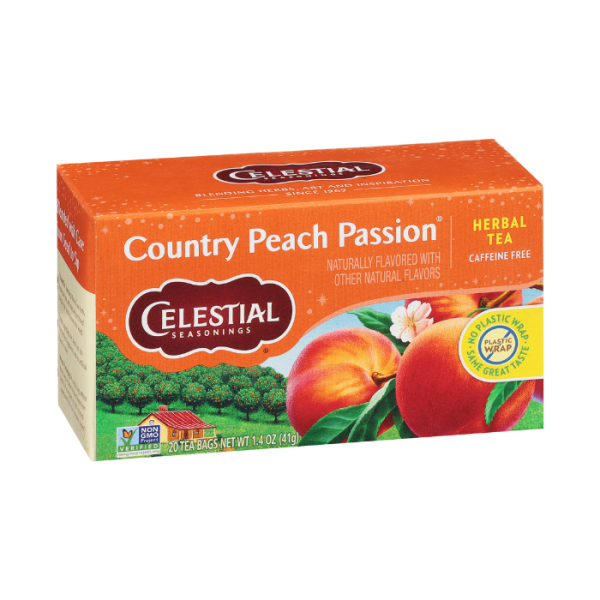 Celestial Seasonings Herbal Tea Country Peach 20s