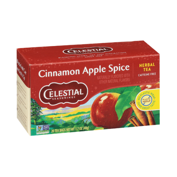 Celestial Seasonings Herbal Tea Cinnamon Apple 20s