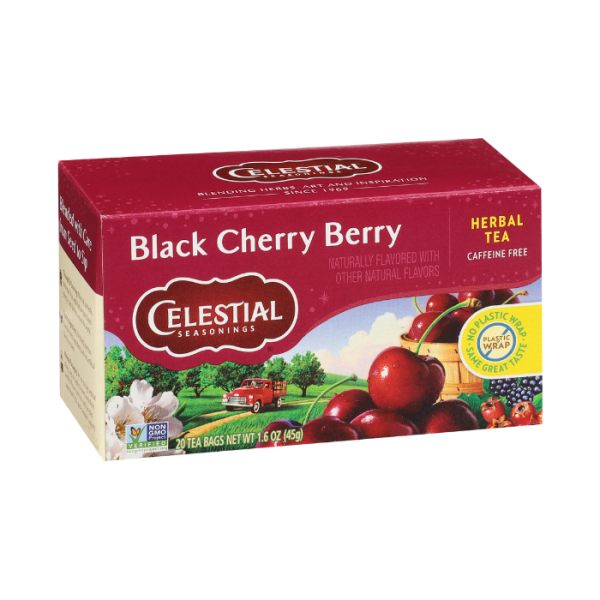 Celestial Seasonings Herbal Tea Black Cherry 20s