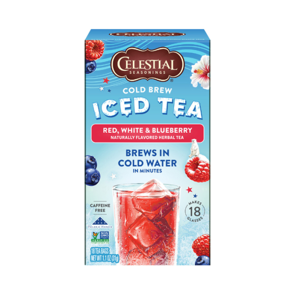 Celestial Seasonings Cold Brew Tea Blueberry 18s