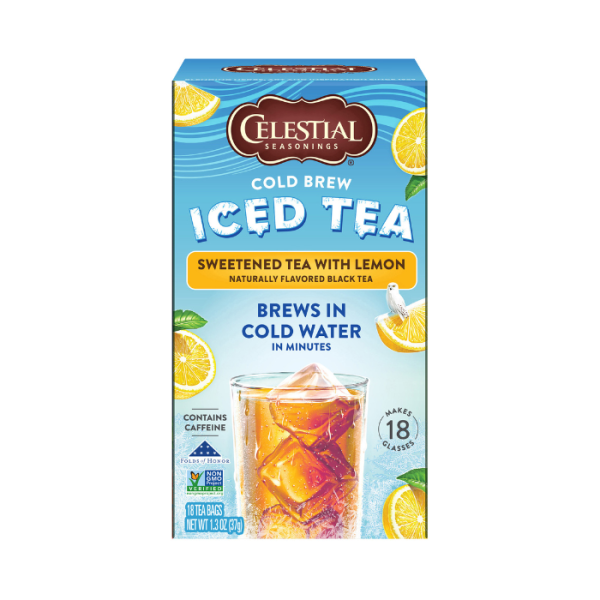 Celestial Seasonings Cold Brew Tea Sweetened 18s