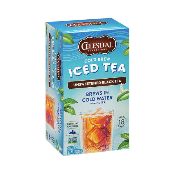 Celestial Seasonings Cold Brew Tea Unsweetened 18s