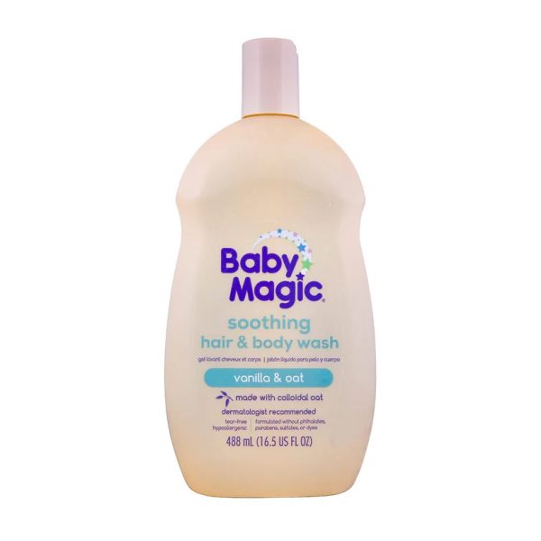 Baby Magic Vanilla Oat Soothing Hair & Body Wash 488ml