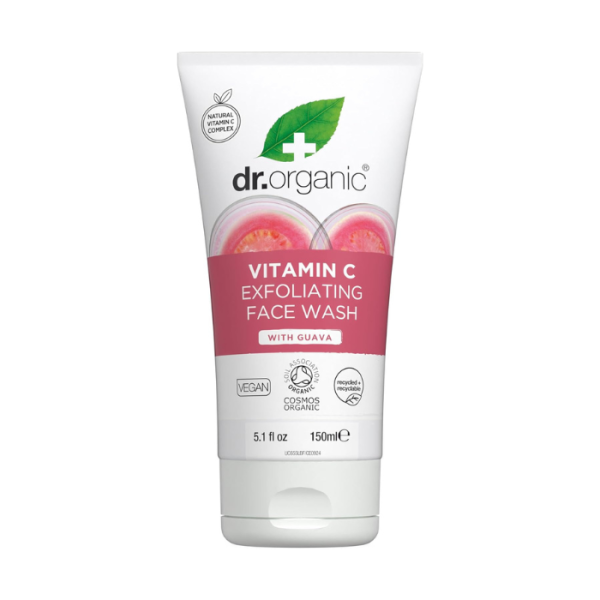 Dr Organic Guava Vitamin C Exfoliating Face Wash 150ml