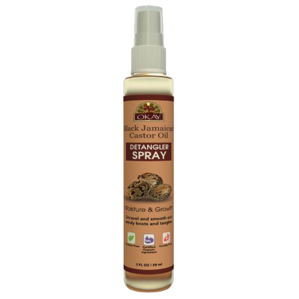 Okay Pure Naturals Detangler Spray with Black Jamaican Castor Oil 59ml