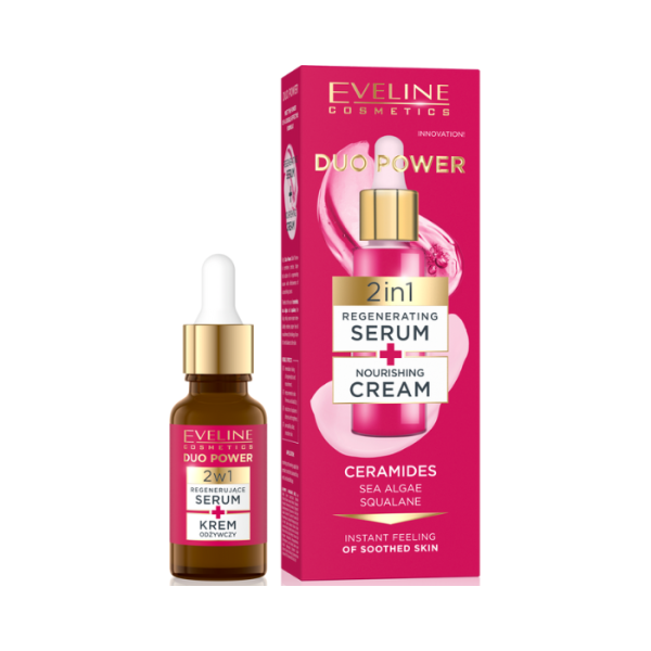 Eveline Duo Power 2 In 1 Regenerating Serum 18ml