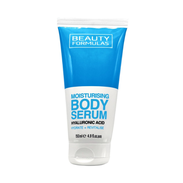 Beauty Formulas Moisturizing Body Serum, Hyaluronic Acid + Green Tea & Cocoa Butter for Deep Hydration & Smooth Skin - 150ml